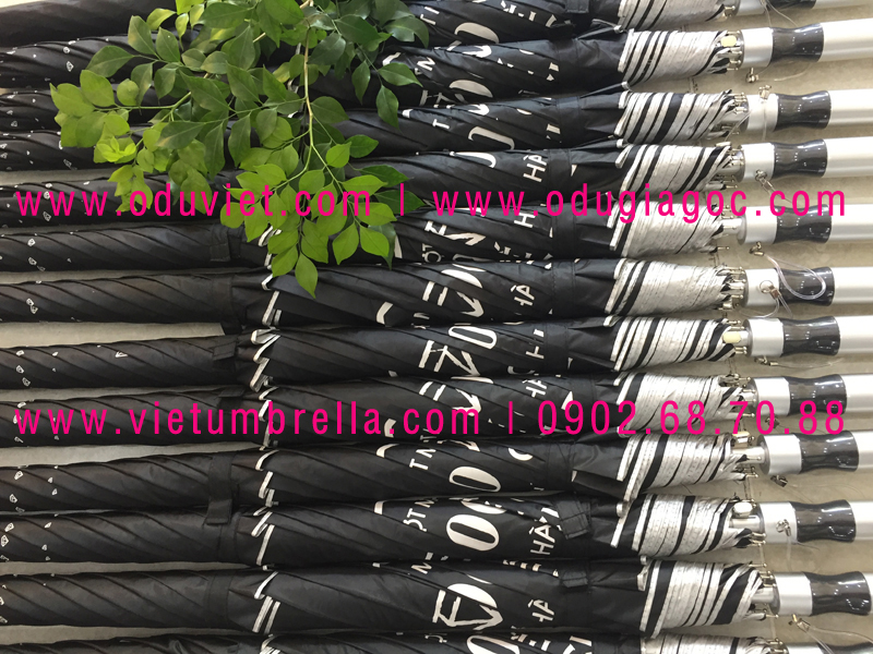 xưởng sản xuất ô dù cầm tay in logo quảng cáo